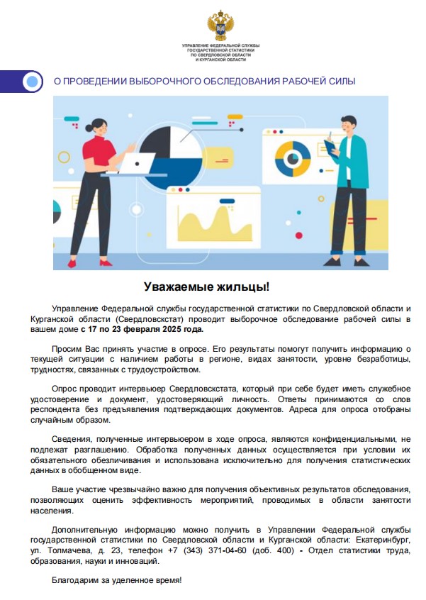 О проведении опроса населения (для жителей домов Бебеля, 156 и Бебеля, 158)